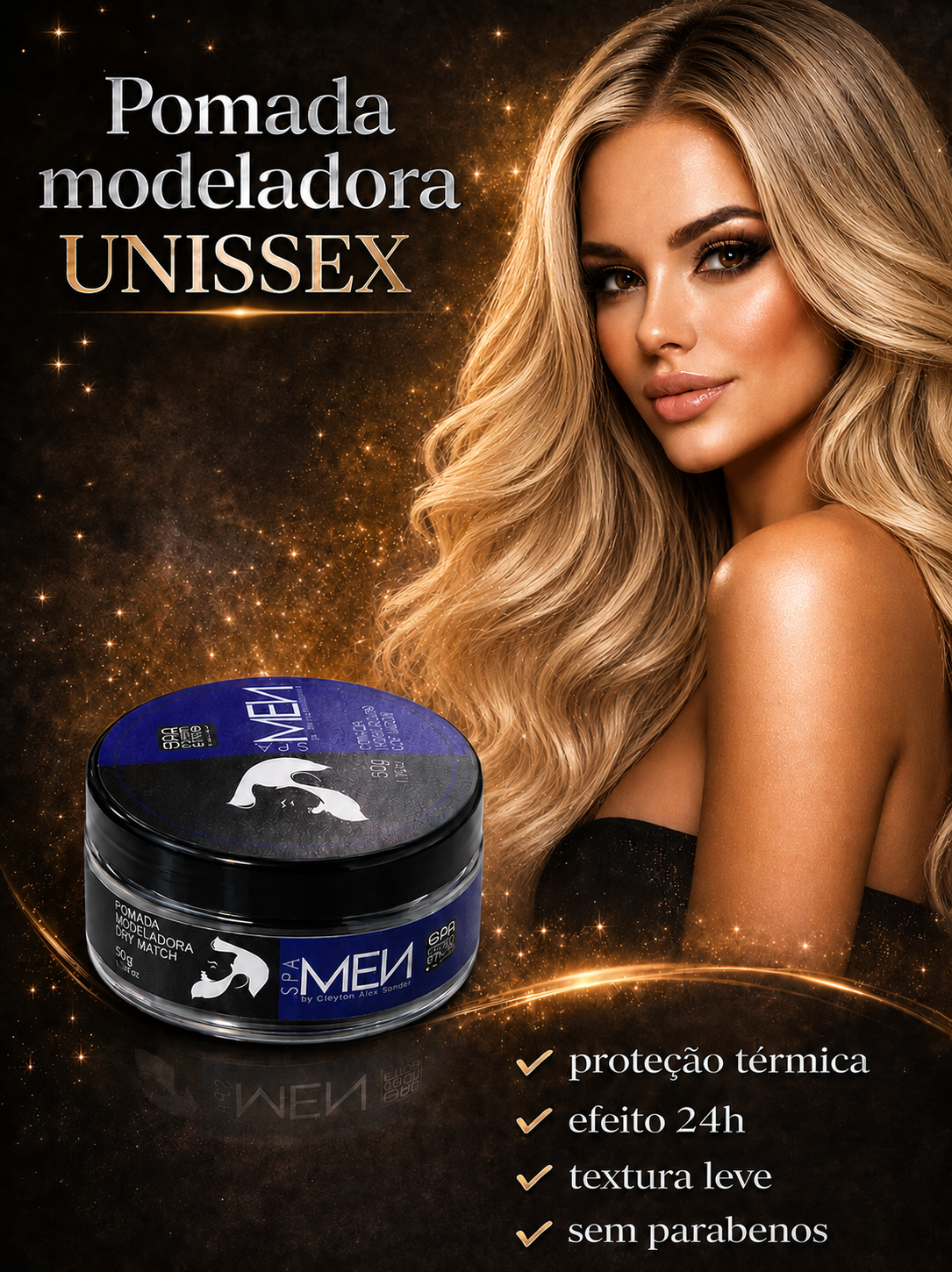 Pomada Modeladora Dry Match - 50g