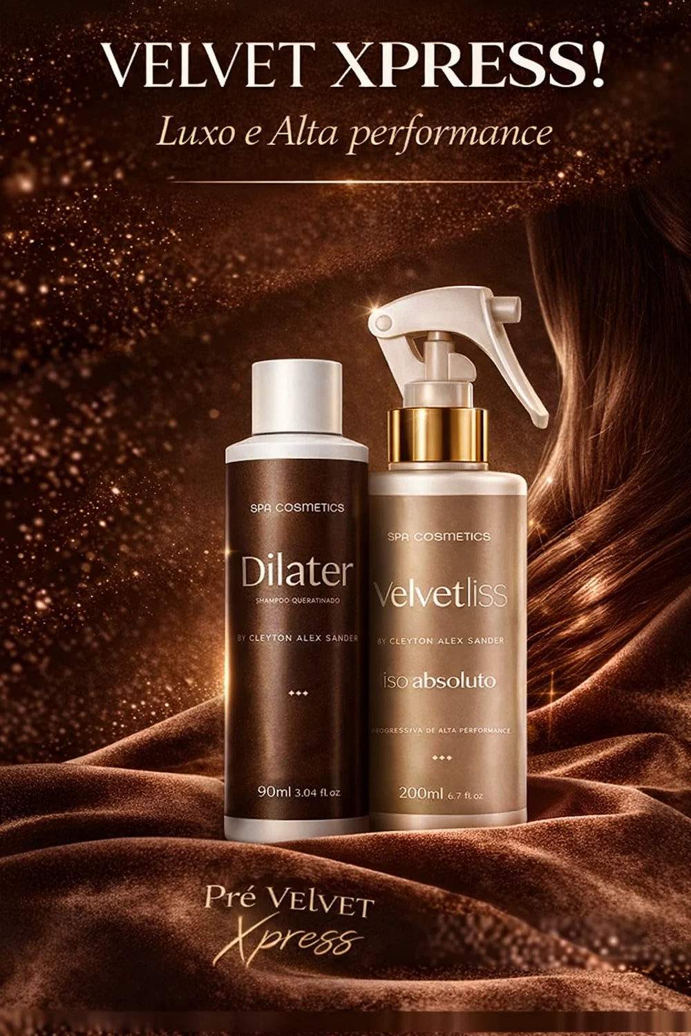 Laminação Capilar Kit Velvet Liss Xpress ( Dillater - Velvet Liss)