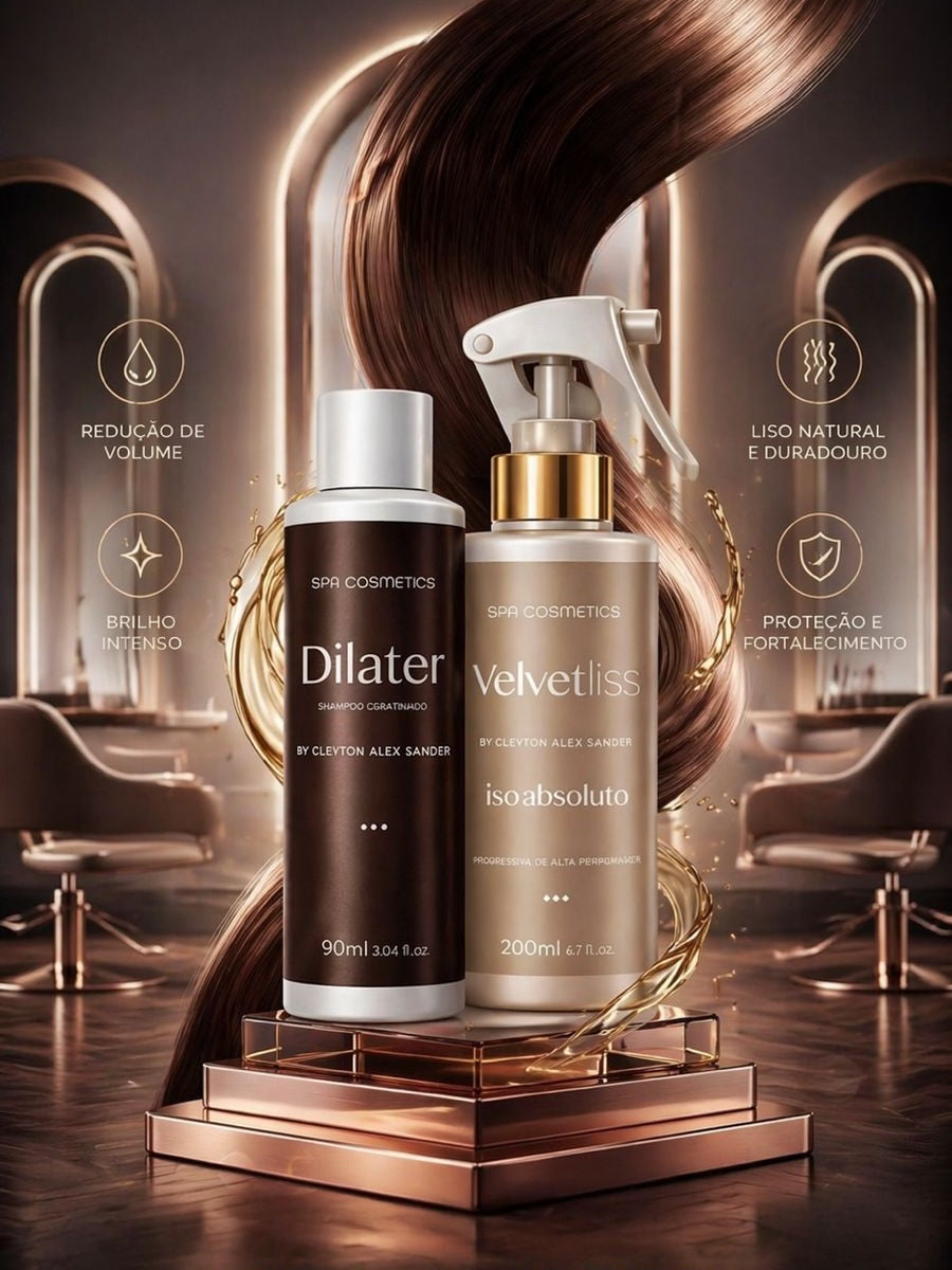 Laminação Capilar Kit Velvet Liss Xpress ( Dillater - Velvet Liss)